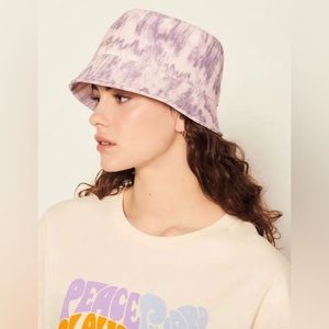 Sandro Tye Dye Printed Bucket Hat NWT